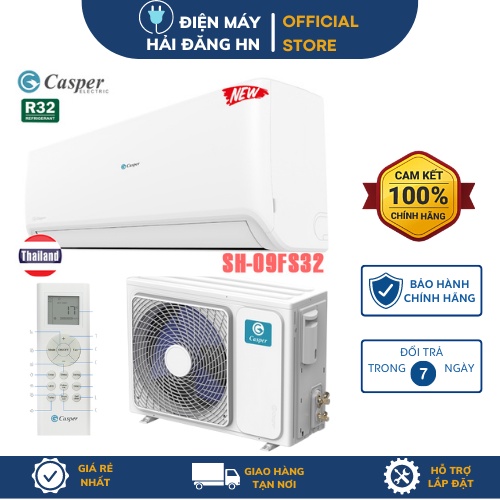 [CHÍNH HÃNG] Điều hòa Casper 2 chiều 9000BTU SH-09FS32
