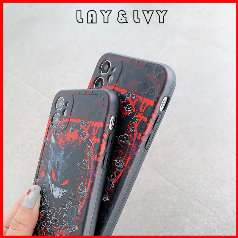 Ốp Lưng Silicone Họa Tiết Hình Pokemon Mega Gengar Thời Trang Cho Iphone7 / 8 / 7plus / 8plus Iphonex / Xs / Xr / Xsmax Iphone 11 11pro 11promax Iphone 12mini 12pro 12pro Max