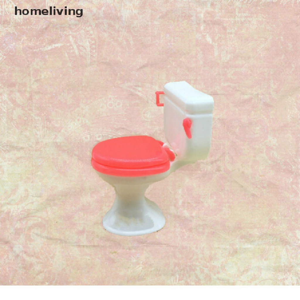 Ghế Ngồi Toilet Thời Trang Cho Búp Bê Barbie 1 Đóng + 1 Chậu Rửa