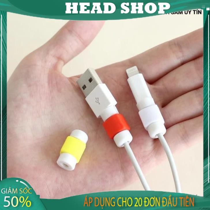 NÚT BẢO VỆ ĐẦU CÁP SẠC, TAI NGHE MÀU NGẪU NHIÊN  HEAD SHOP