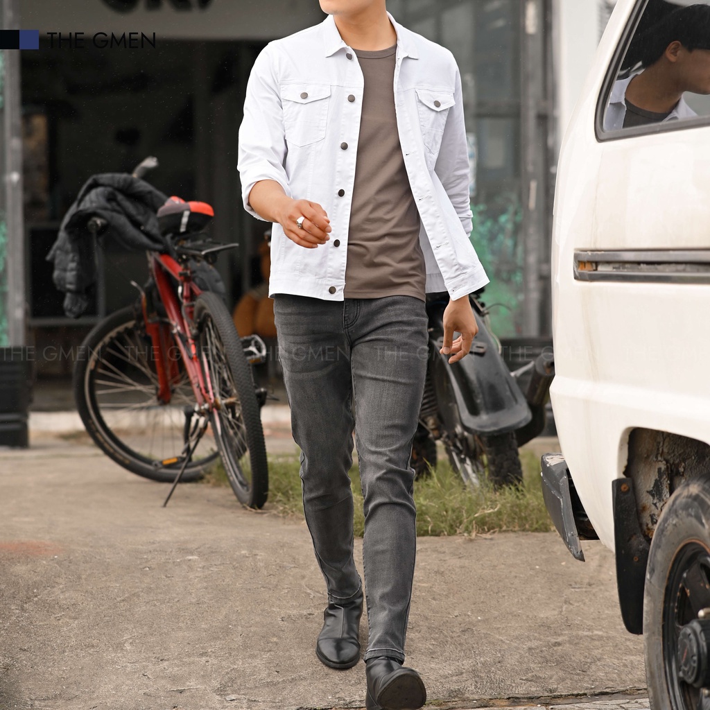 Áo khoác Simple  Kaki Jacket The GMEN chất liệu kaki đứng form, dễ phối đồ