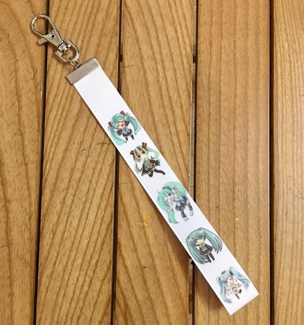 Dây strap miku móc nametag rinlen