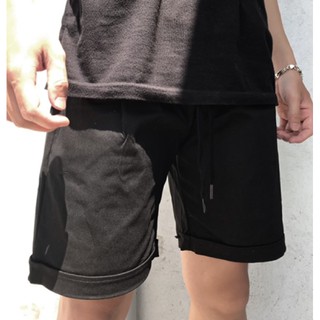 QUẦN SHORT KAKI BASIC NAM NỮ LƯNG THUN UNISEX