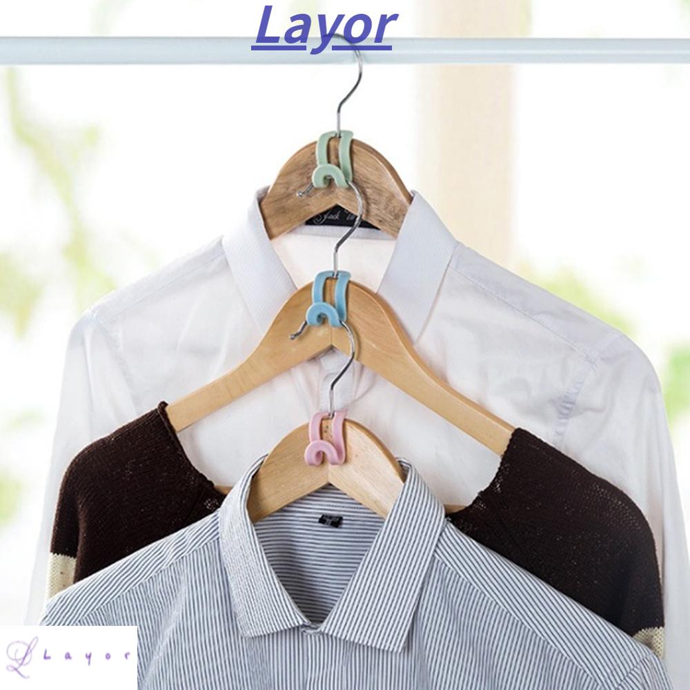 Bộ 5/15 Móc Treo Quần Áo Thiết Kế Sáng Tạo Chống Trượt