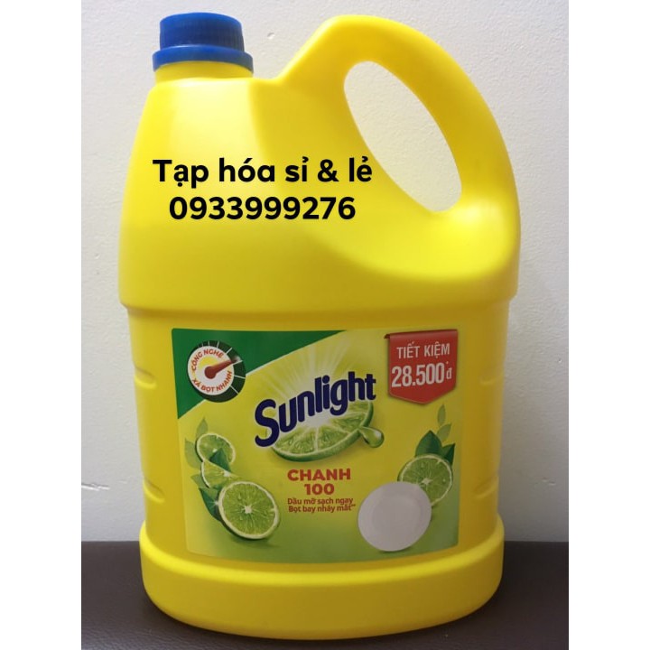 Nước Rửa Chén Sunlight chanh 3.6kg