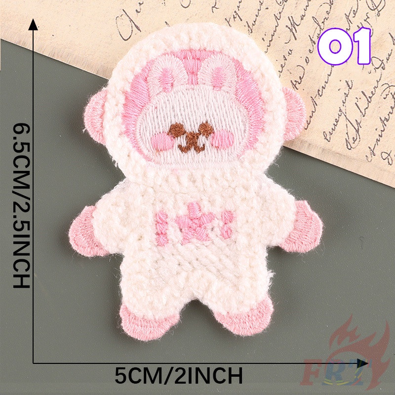 ✿ Miếng Dán Phi Hành Gia Động Vật - Phụ Kiện Tự Làm ✿1 Phụ Kiện Kẹp Tóc Tự Làm Thủ Công Cho Bé