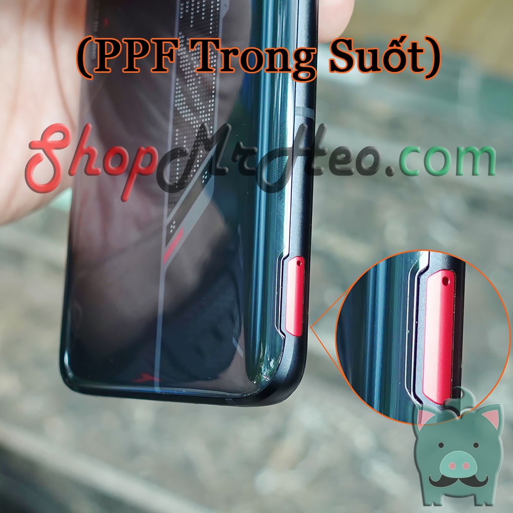 Dán Dẻo PPF Full Màn Hình Và Mặt Sau lưng ROG Phone 6 - 6D