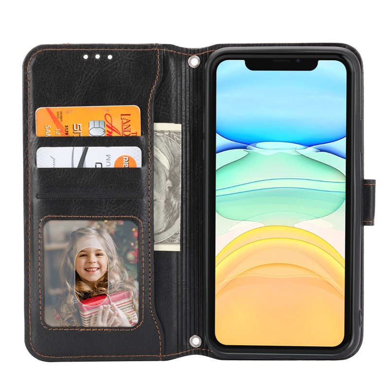 Ốp Điện Thoại Da Gập Cho IPhone 12 11 Pro X XS Max 8 7 6 6s Plus SE 2020