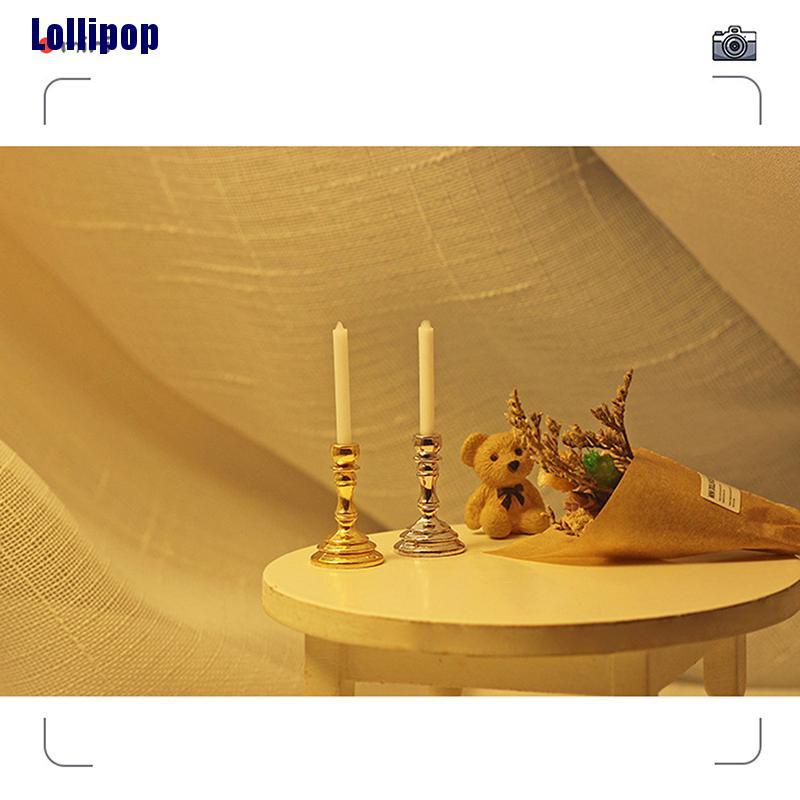 Mô hình nến mini tỉ lệ 1/12 trang trí nhà búp bê