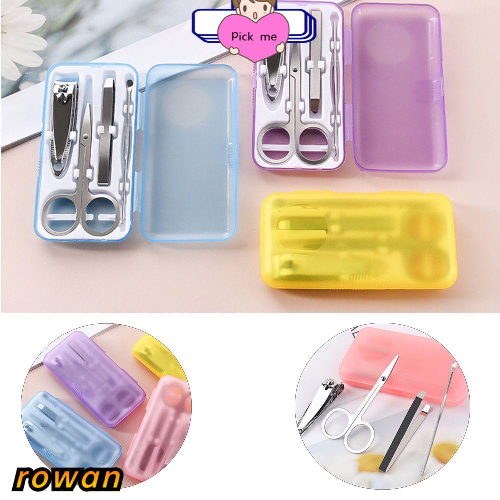 Set 4 Dụng Cụ Chăm Sóc Móng Tay Mang Đi Du Lịch Màu Sắc Ngẫu Nhiên