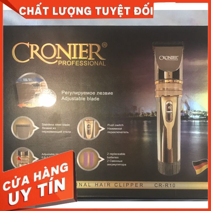 [TẬN GỐC]   Tông đơ cắt tóc CRONIER  profssional dòng tông đơ cắt tóc gia dình và salon,tiện lợi, dễ sử dụng  độ bền cao