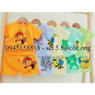 Set 5 bộ cộc ong cho bé từ 3-14kg