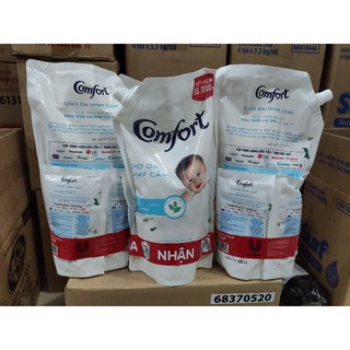 Nước xả vải comfor cho da nhạy cảm túi 1,6 lít(tặng 2túi comfort trắng 120ml)
