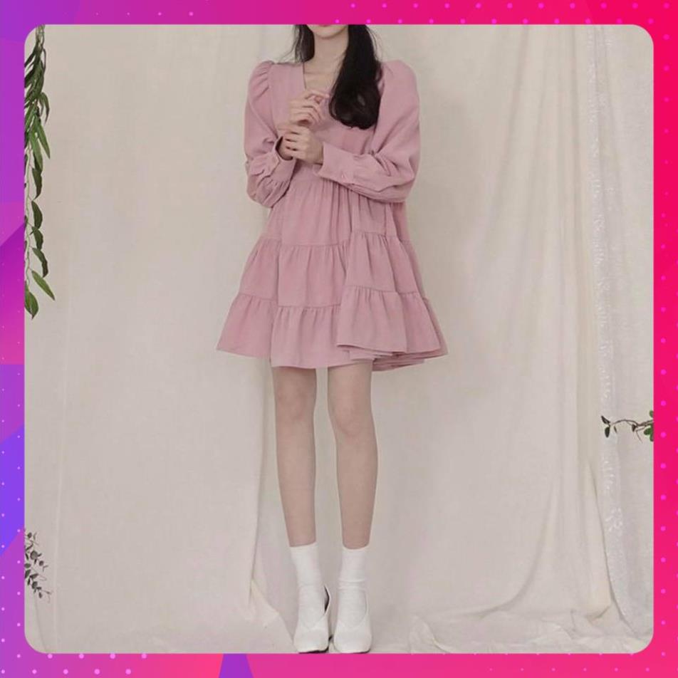 Áo đôi nam nữ Đồ đôi nam nữ thời trang - Set áo sơ mi + đầm babydoll chất đẹp (có ảnh thật)