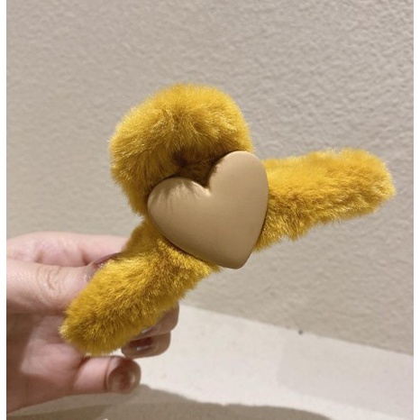 Kẹp tóc hình nơ lông nhung 2022 xinh xắn đáng yêu cho nữ