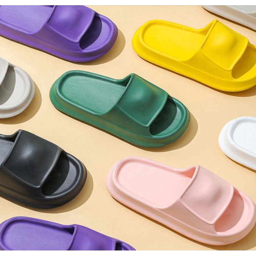 Dép quai ngang cặp đôi nam nữ trơn màu - US682 kèm ảnh thật