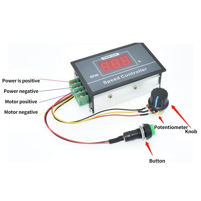 Bộ Điều Chỉnh Tốc Độ Động Cơ PWM DC 30A PWM
