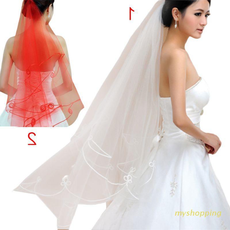 Cuộn Dây Ruy Băng 1.5m Trang Trí Tóc Cho Cô Dâu