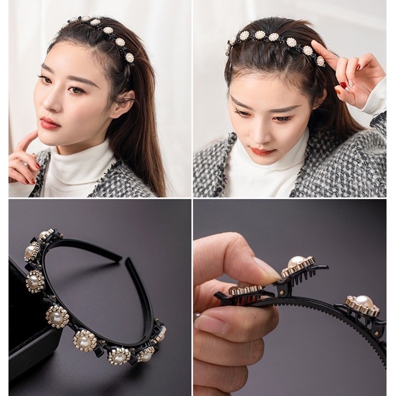 Băng Đô Cài Tóc Chống Trượt Hình Bướm Dễ Thương Cho Nữ