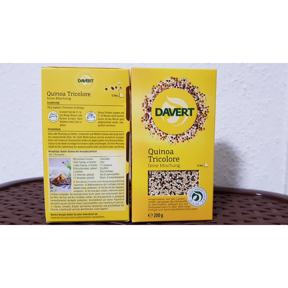 Hạt quinoa hữu cơ Davert 200g