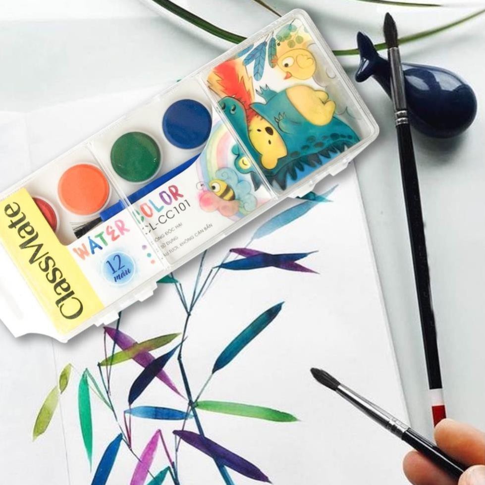 CLASSMATE-NHS12: MÀU NƯỚC BỘ 12 MÀU CL-CC102