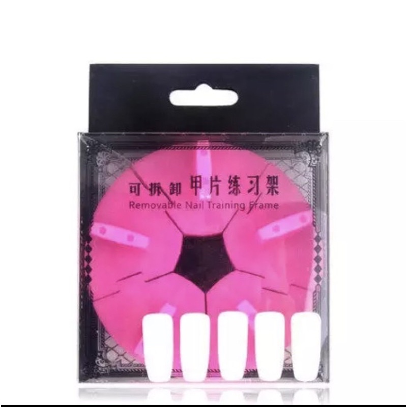 Đế nhựa gắn móng làm mẫu , làm nail box