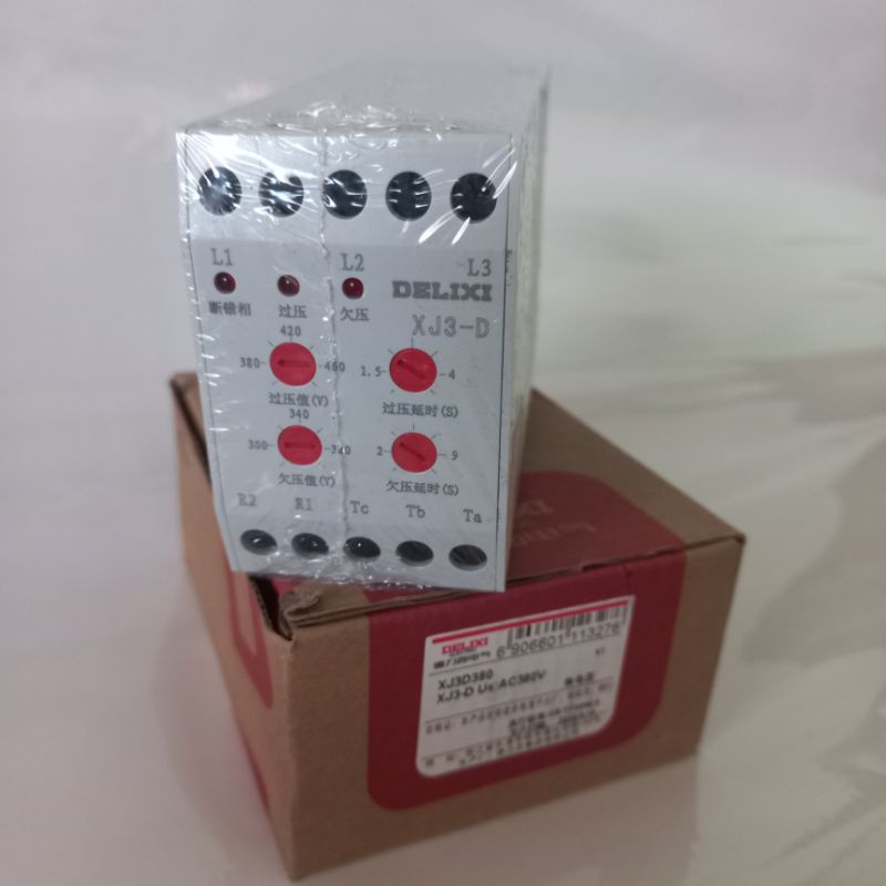 Bảo vệ mất pha,quá áp và thấp áp XJ3G và XJ3D 380v Delixi