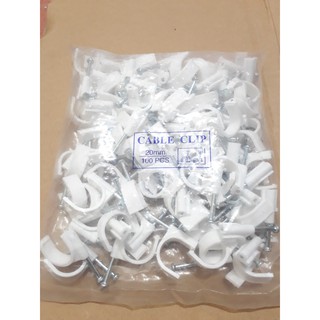 Nẹp dây tròn R20mm. 1 gói gồm 100 cái