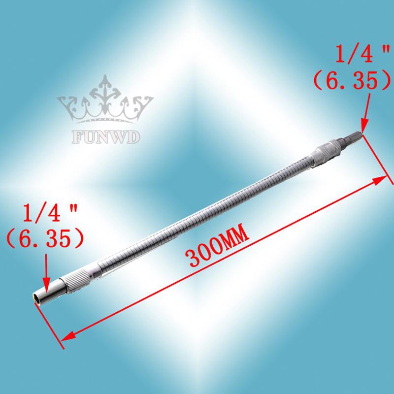 Trục linh hoạt gắn máy khoan linh hoạt 150/200/300/400mm bằng kim loại