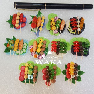 10 Mẫu Xiên que Mini 01- Mô Hình 1/12