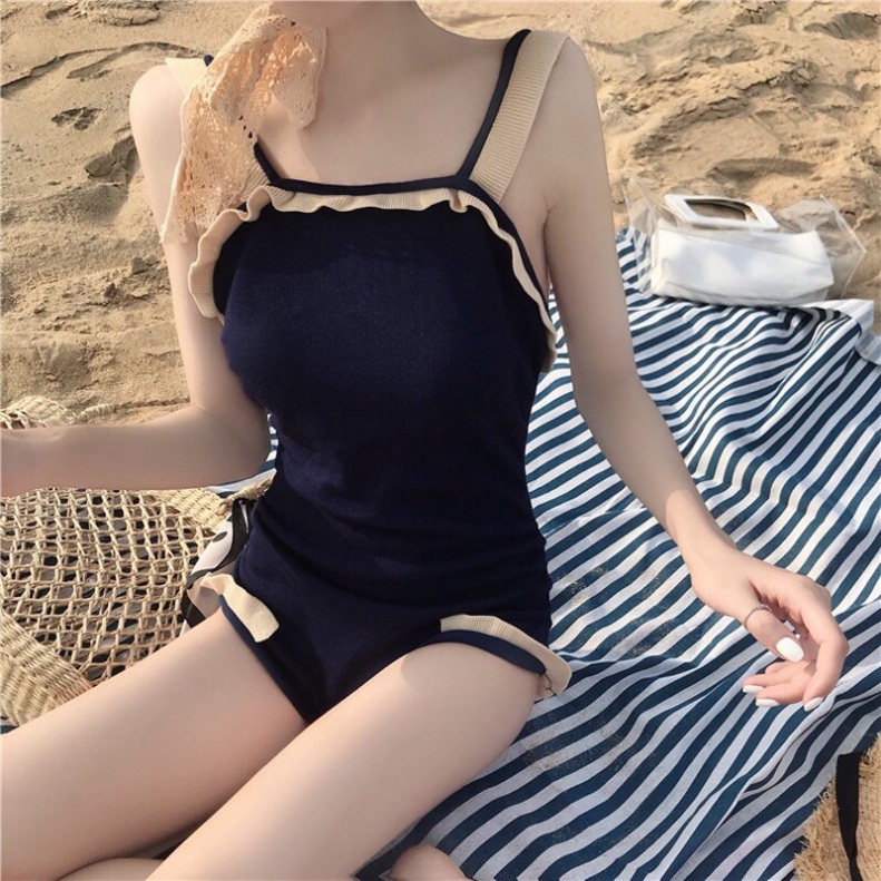 Bikini Liền Thân Hai Dây Hở Lưng Trần Gợi Cảm Sexy Quyến Rũ Mẫu Mới 2021 BIKINI2-2610 DK4T304