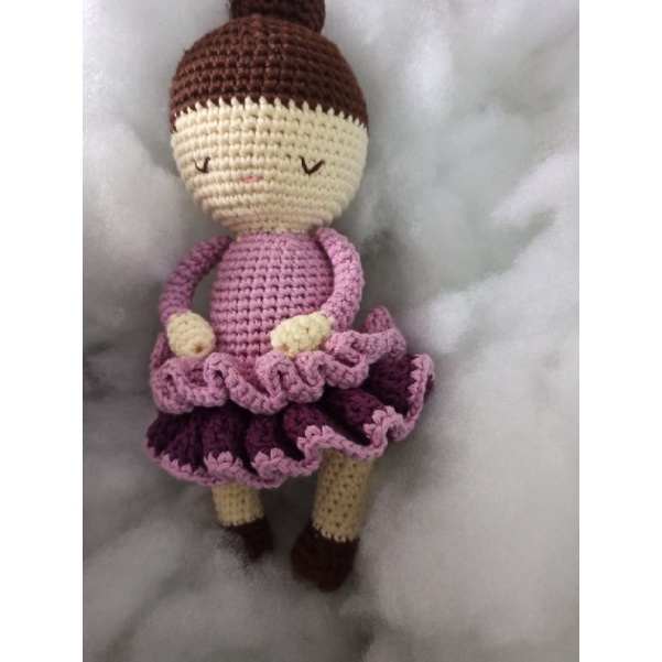 Búp bê len cây nấm và cô gái handmade Banhanha store