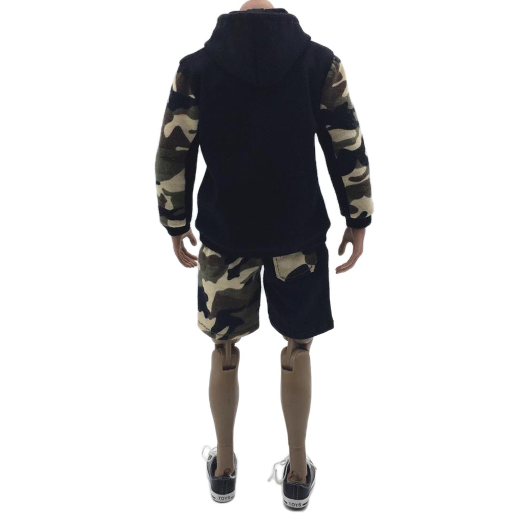 Set áo hoodie và quần dài tỷ lệ 1 / 6 dành cho mô hình nhân vật đồ chơi 12 ' '