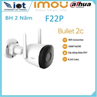 Camera IP WiFi Ngoài Trời 2M IMOU F22P Bullet 2C, hàng chính hãng
