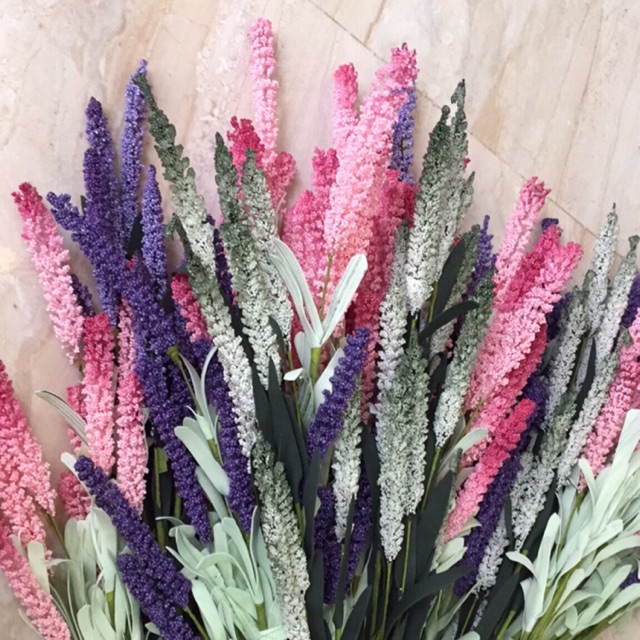Hoa lavender xốp - phụ kiện chụp ảnh