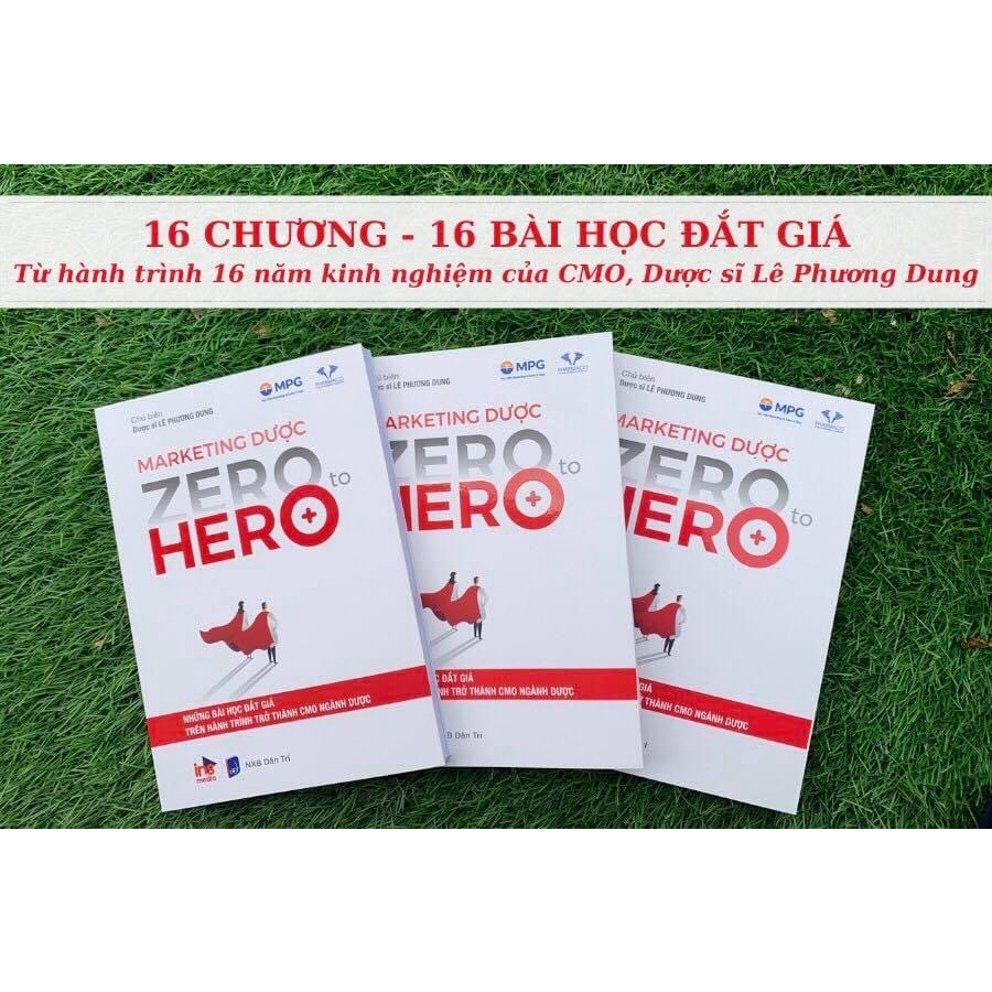 Sách - Maketing Dược: Zero to Hero - cẩm nang gối đầu mới của các Maketer Dược