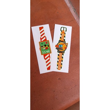 Khay 24 hộp hình xăm dạ quang kiểu đồng hồ phát sáng [ an toàn ]