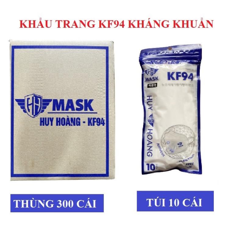 THÙNG 300 CHIẾC KHẨU TRANG 4D KF94 KHÁNG KHUẨN ÔM SÁT MẶT KHÔNG DÍNH SON ( GIA DỤNG 1995 )
