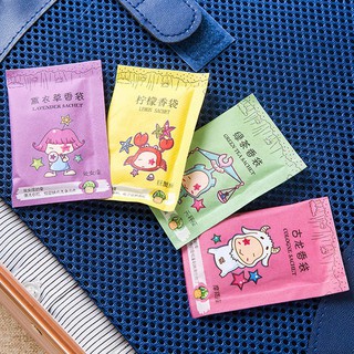 Túi thơm mini để tủ giày dép quần áo Khử mùi hương thảo mộc hình cung hoàng đạo cute