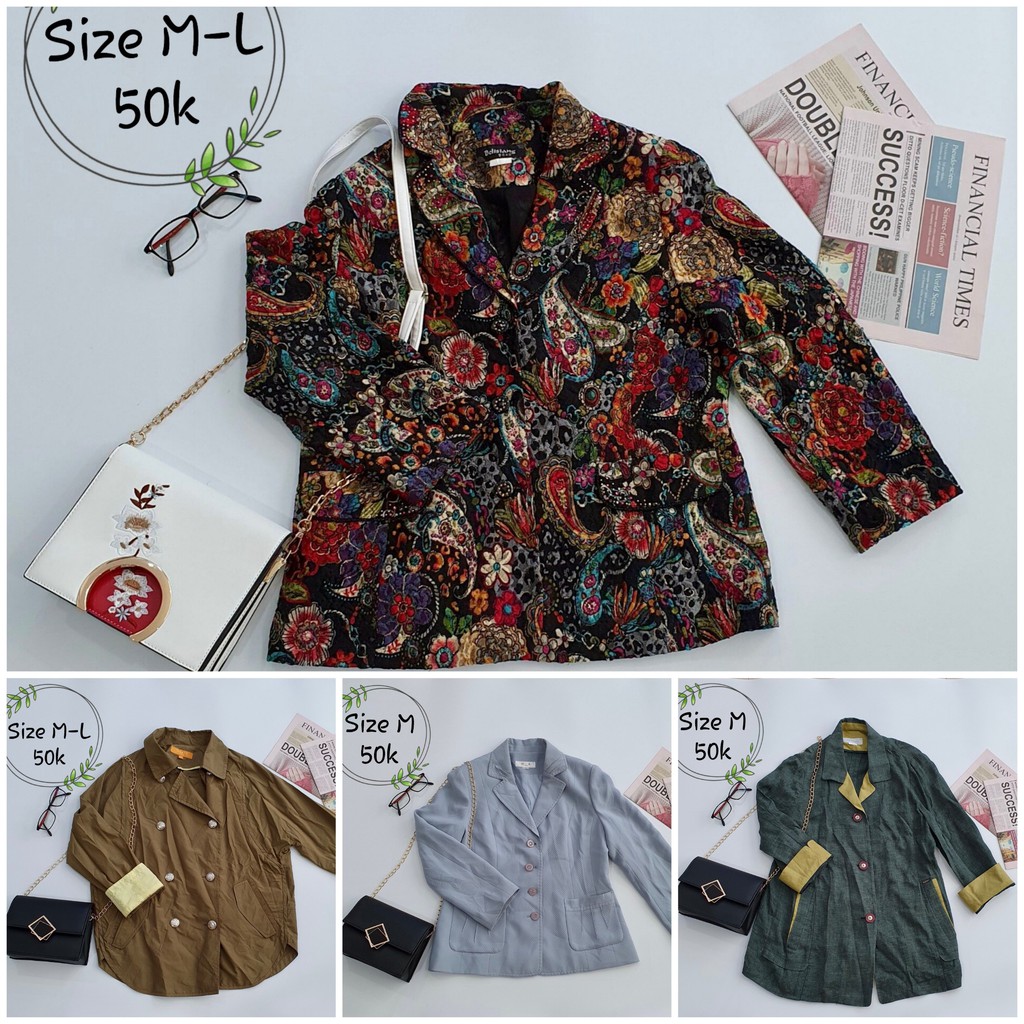 Vest, blazer Hàn - Nhật [2hand] đồng giá 50k | BigBuy360 - bigbuy360.vn