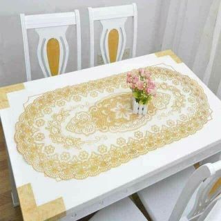 Khăn trải bàn 3D hoa văn