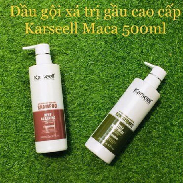 [Cặp dầu gội dầu xả trị gàu kiểm soát da dầu siêu mềm mượt karseell 500ml | BigBuy360 - bigbuy360.vn