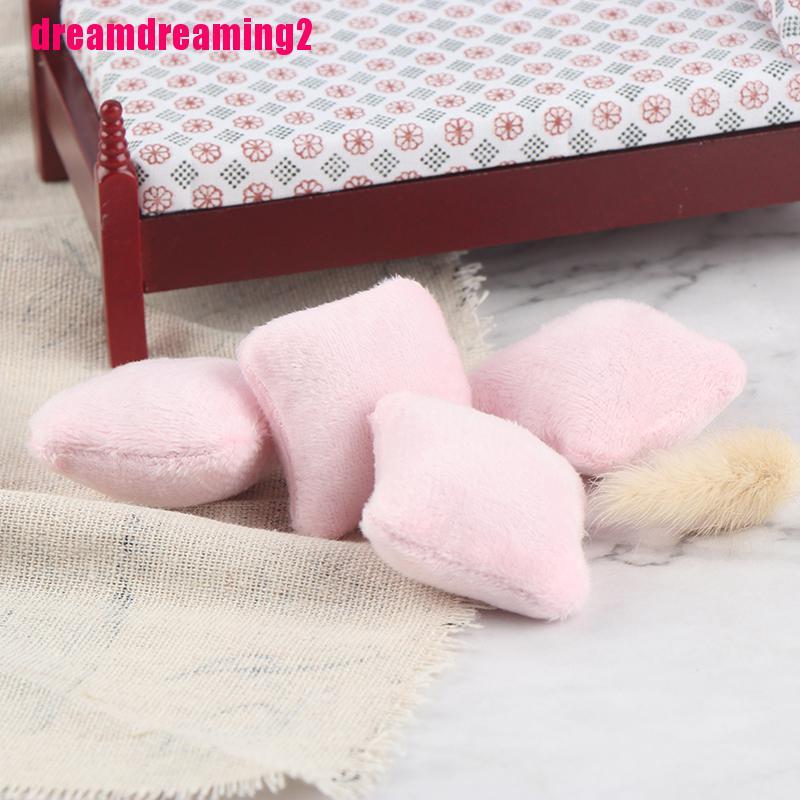 Bộ 4 Gối Sofa Trang Trí Nhà Búp Bê Xinh Xắn