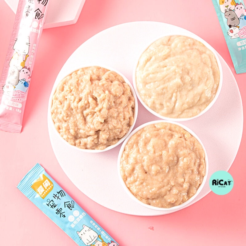 Súp Thưởng Cho Mèo SHIZUKA Hảo Hạng Thanh 15g - RICAT Pet Store