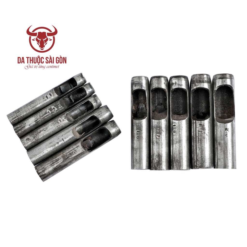Cây đục lỗ tròn 11mm - Có 38 Size (Từ 1mm đến 38mm) - Da Thuộc Sài Gòn