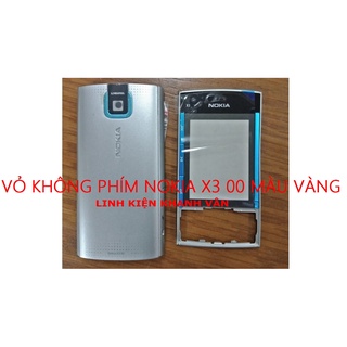 Vỏ không phím nokia x3 00 màu vàng