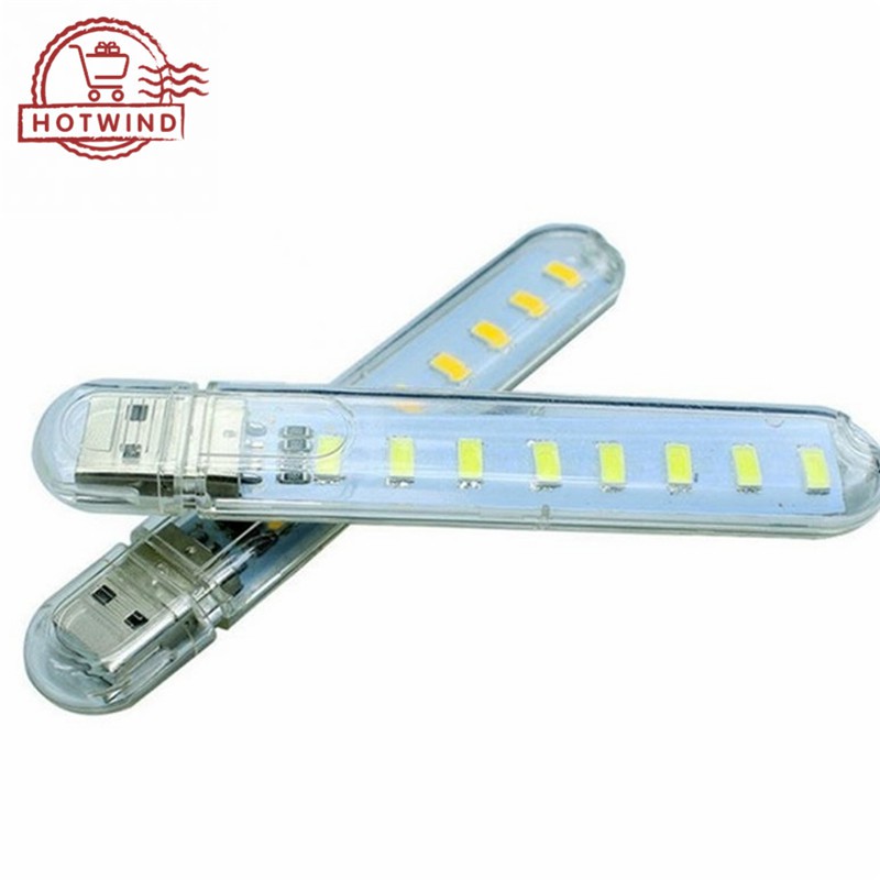 Đèn LED mini HW 8 bóng 5V DC 5V cắm USB