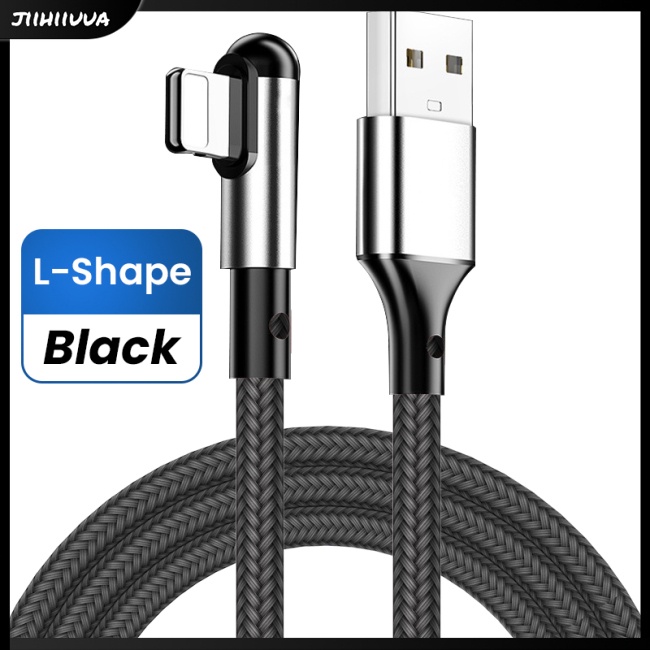Dây Cáp Sạc Usb Nhanh Hình Chữ L 90 Độ Tương Thích Với Iphone 13 12 11