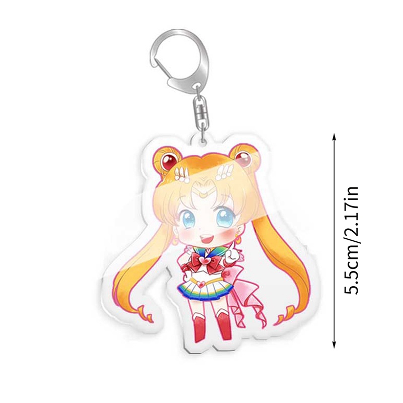 Tmdbyx Móc Khóa Xe Hơi Hình Thủy Thủ Mặt Trăng Dễ Thương