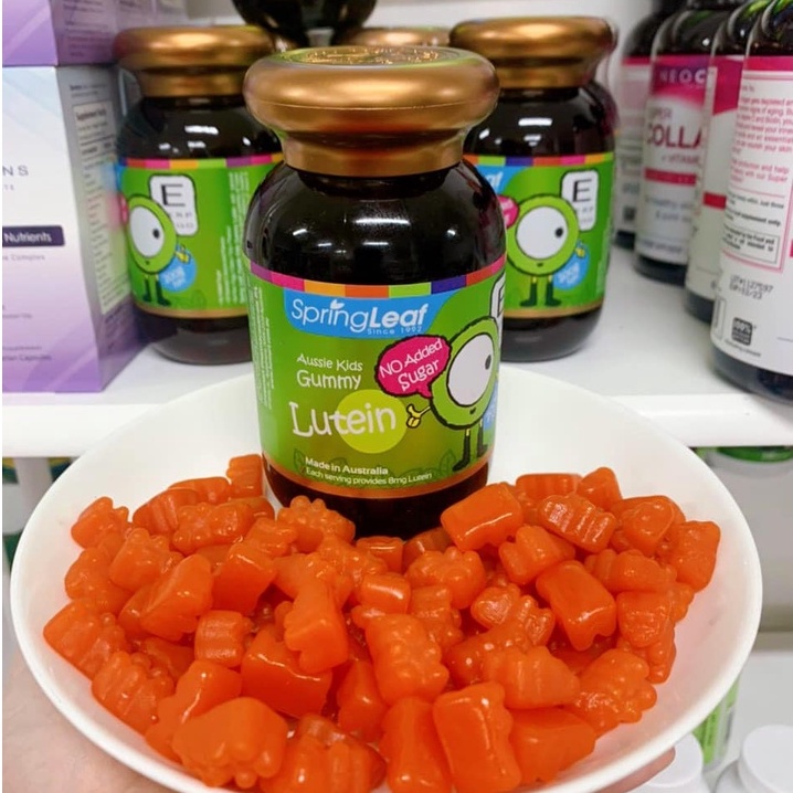 Kẹo Dẻo Bổ Mắt Cho Bé - Spring Leaf Aussie Lutein Kids Gummy 80 Viên